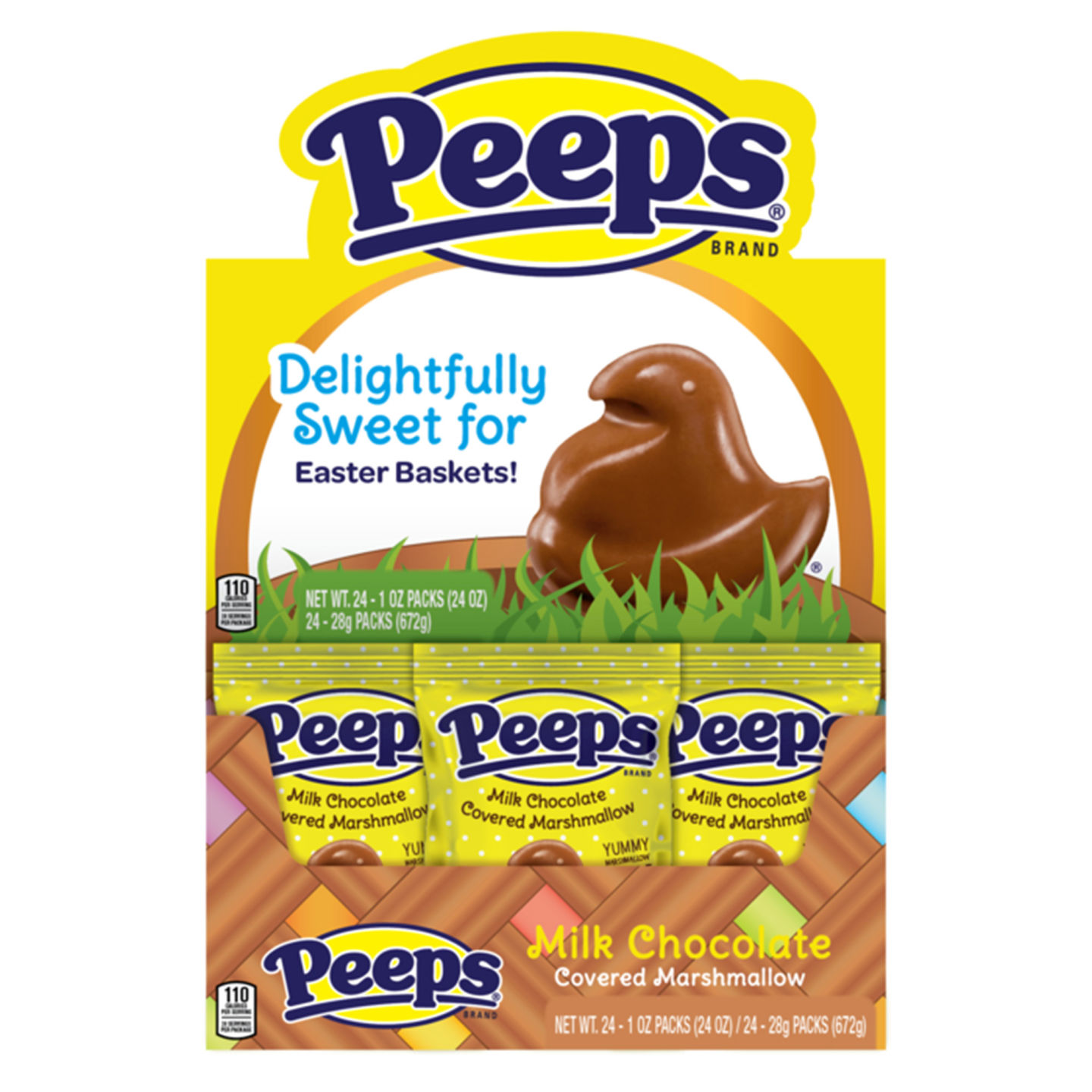 9. Peeps can also come covered in chocolate